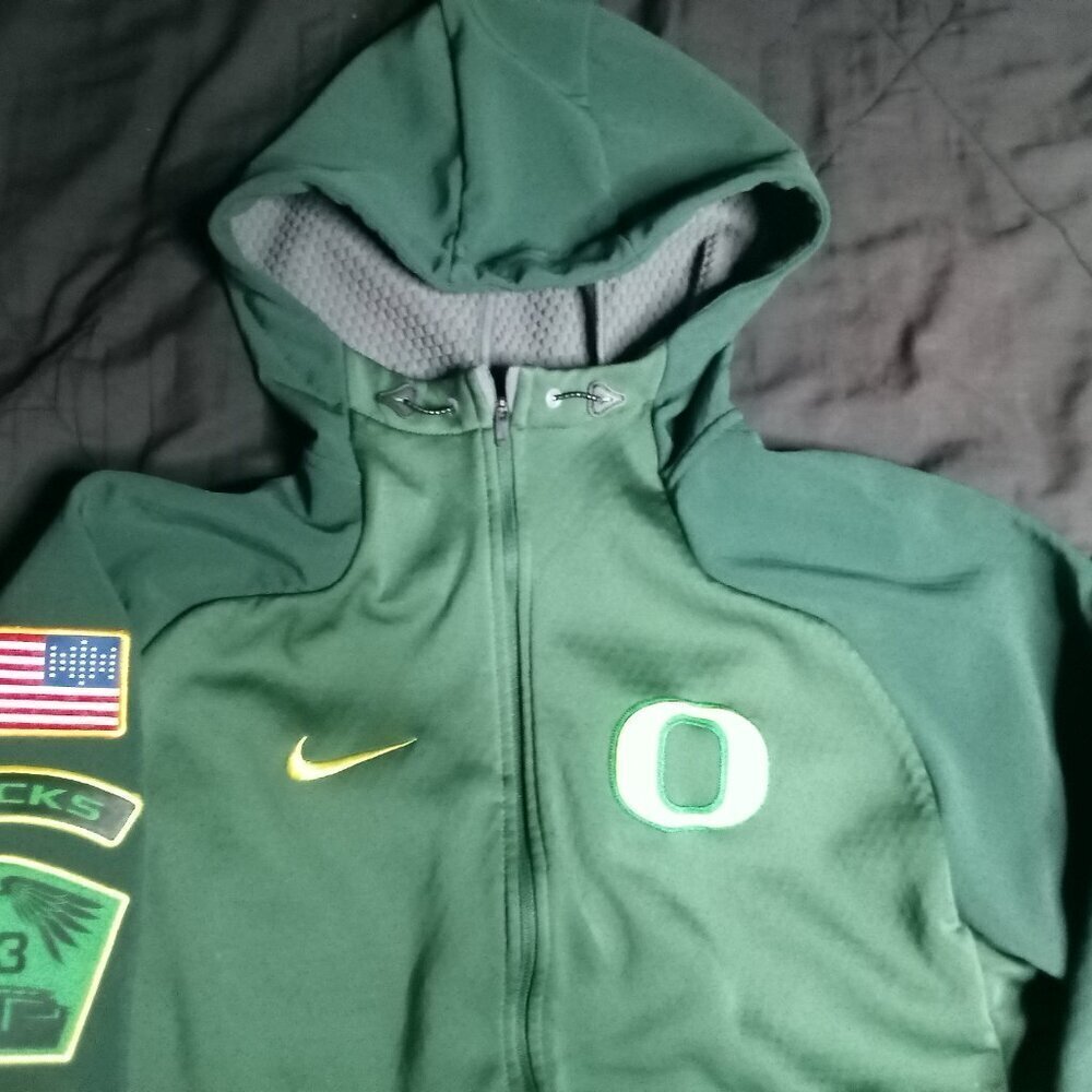 Nike Oregon Ducks Salute To Service Zipper Hoodie Sweatshirt